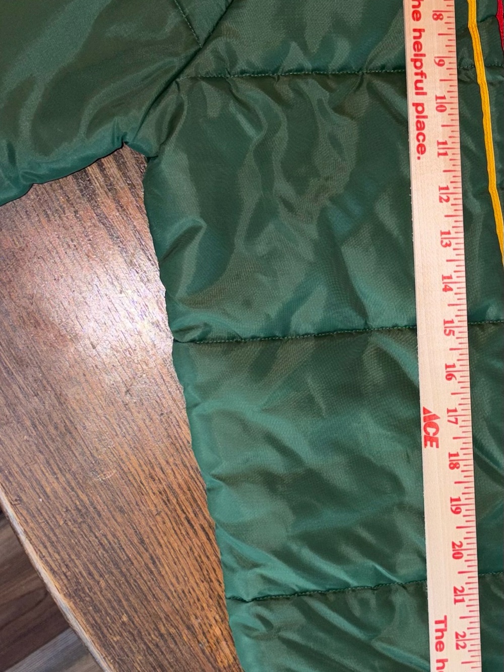 Dekalb Agricultural Swingster Satin Puffer Jacket Puffy Coat Vintage Retro Farm - Picture 16 of 16